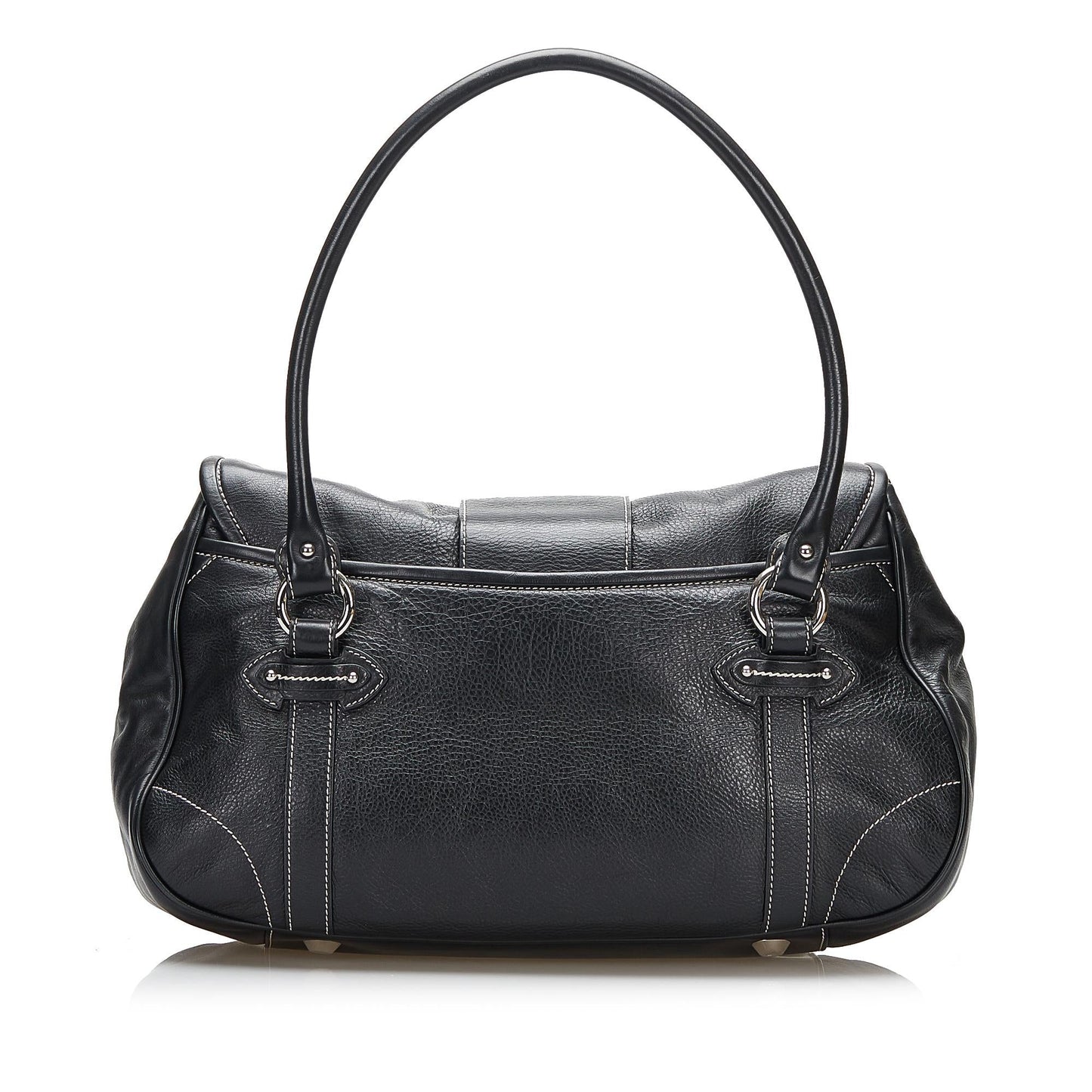 Dior CD Flap Leather Shoulder Bag (SHG-RJFHi8)