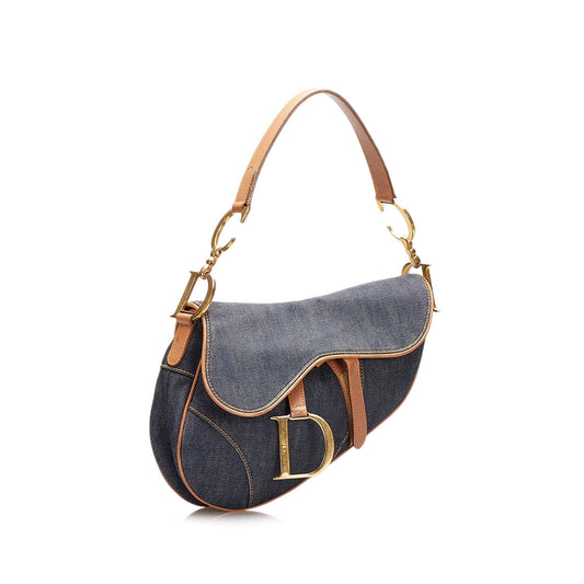 Dior Denim Saddle Bag (SHG-35483)