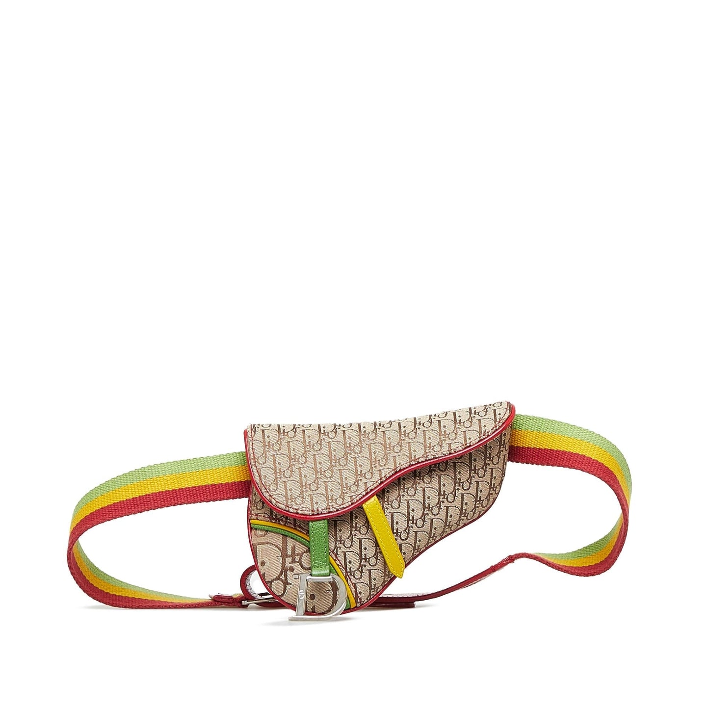 Dior Dior Oblique Saddle Rasta Belt Bag (SHG-UFHVNe)