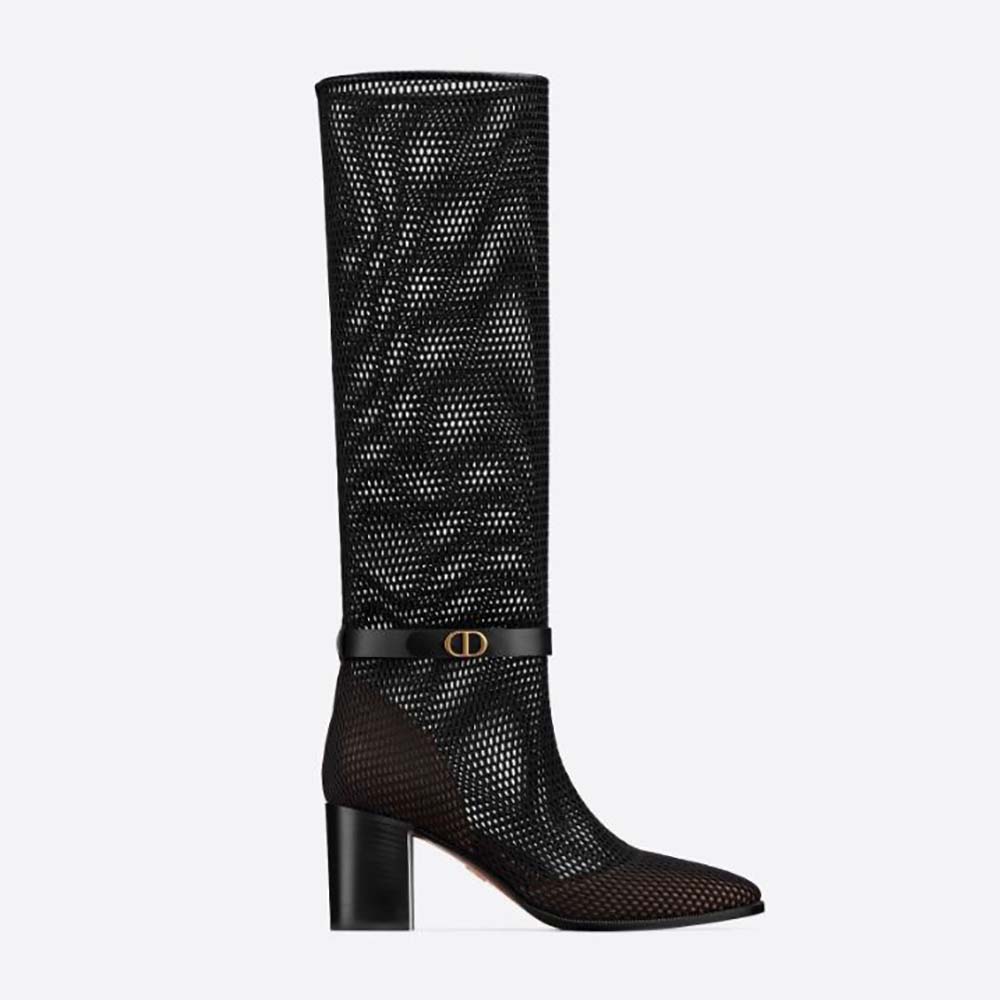 Dior Empreinte Mesh & Leather Boots