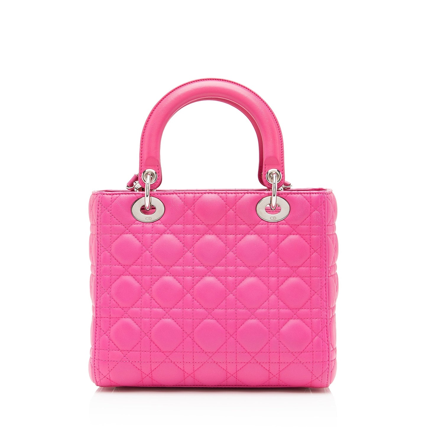 Dior Lambskin Lady Dior Medium Tote (SHF-uBEc2G)