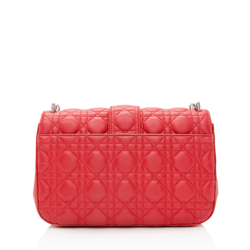 Dior Lambskin Miss Dior Medium Flap Bag - FINAL SALE (SHF-21858)