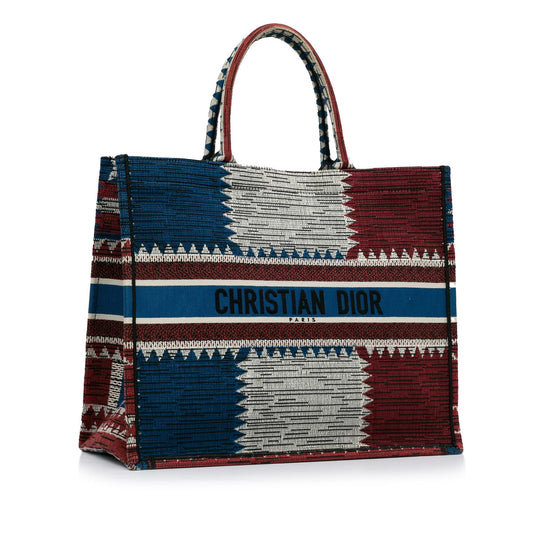 Dior Large French Flag Book Tote (SHG-8tPSdj)