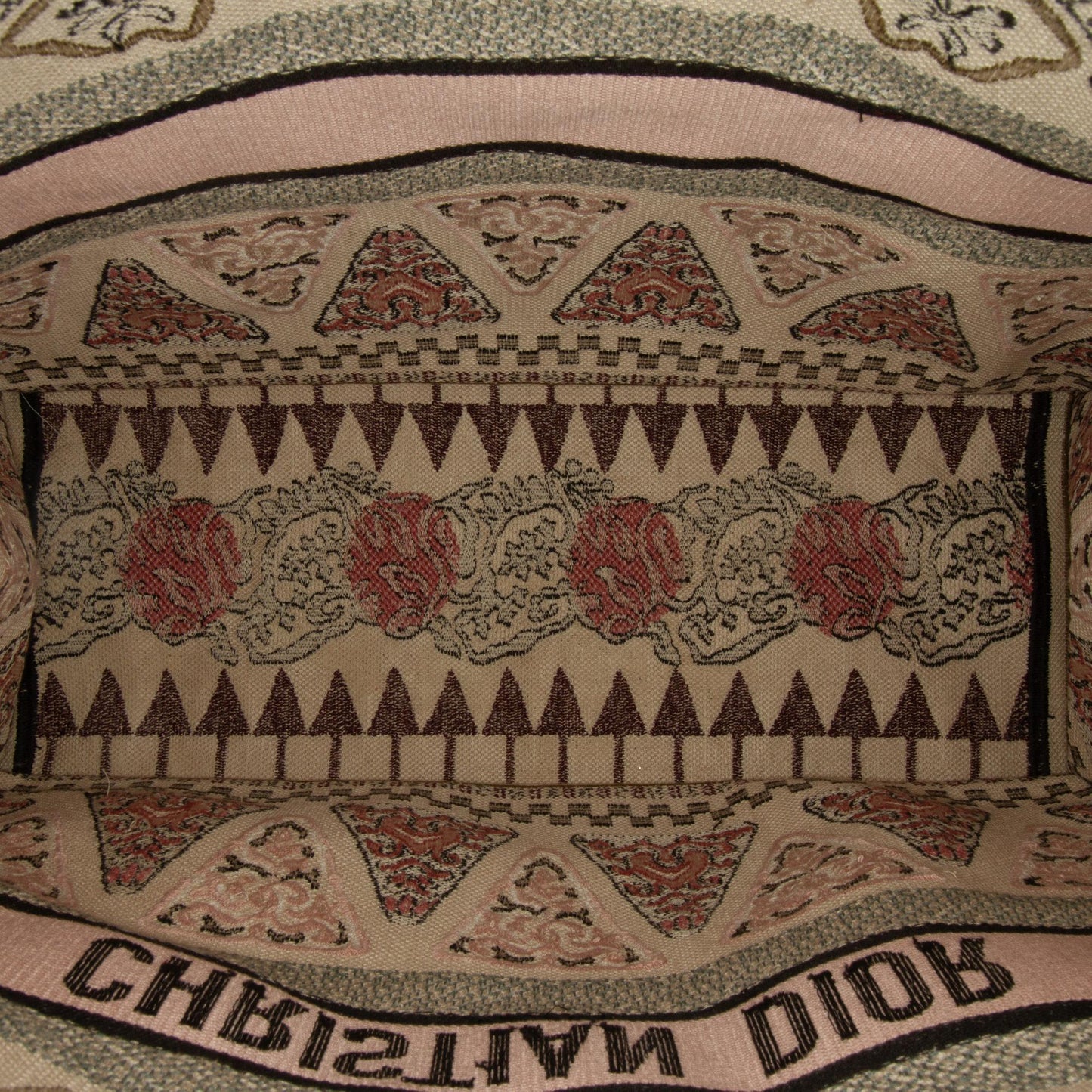 Dior Large Geometric Embroidered Book Tote (SHG-OToGGs)