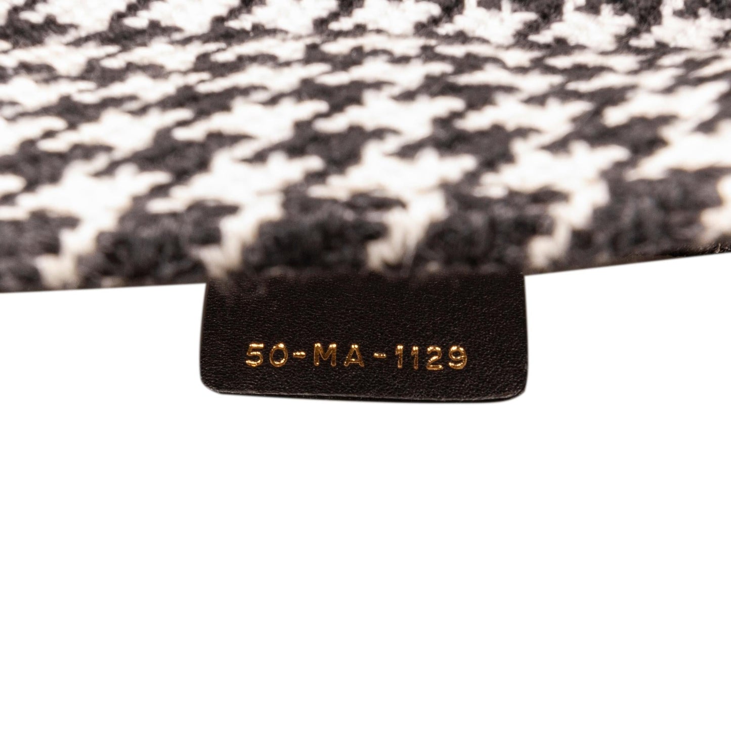 Dior Large Houndstooth Embroidered Book Tote (SHG-i71xOC)