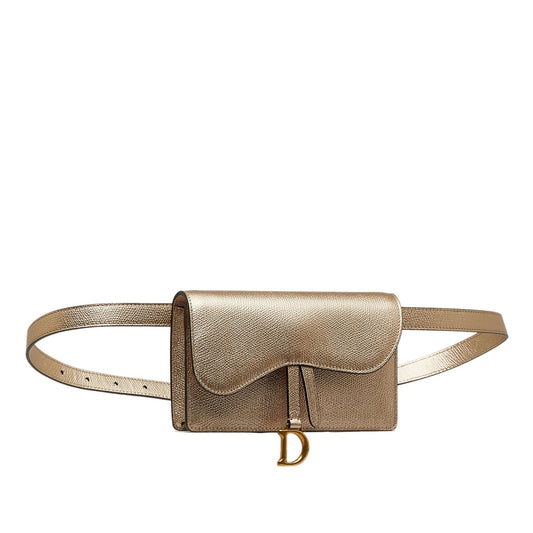 Dior Leather Saddle Belt Bag (SHG-ORVCDh)