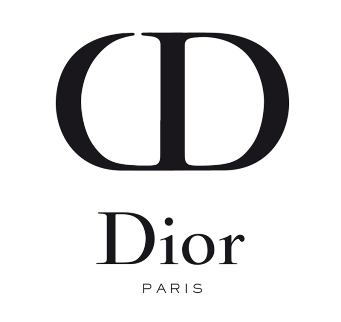 DIOR DWAY SLIDE Deep Blue Embroidered Cotton