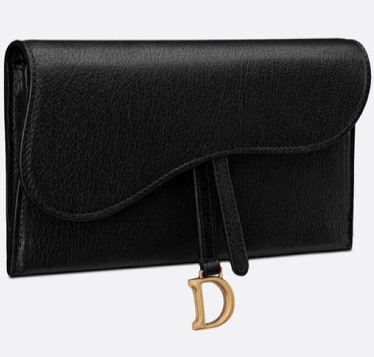 DIOR LONG SADDLE WALLET WITH CHAIN