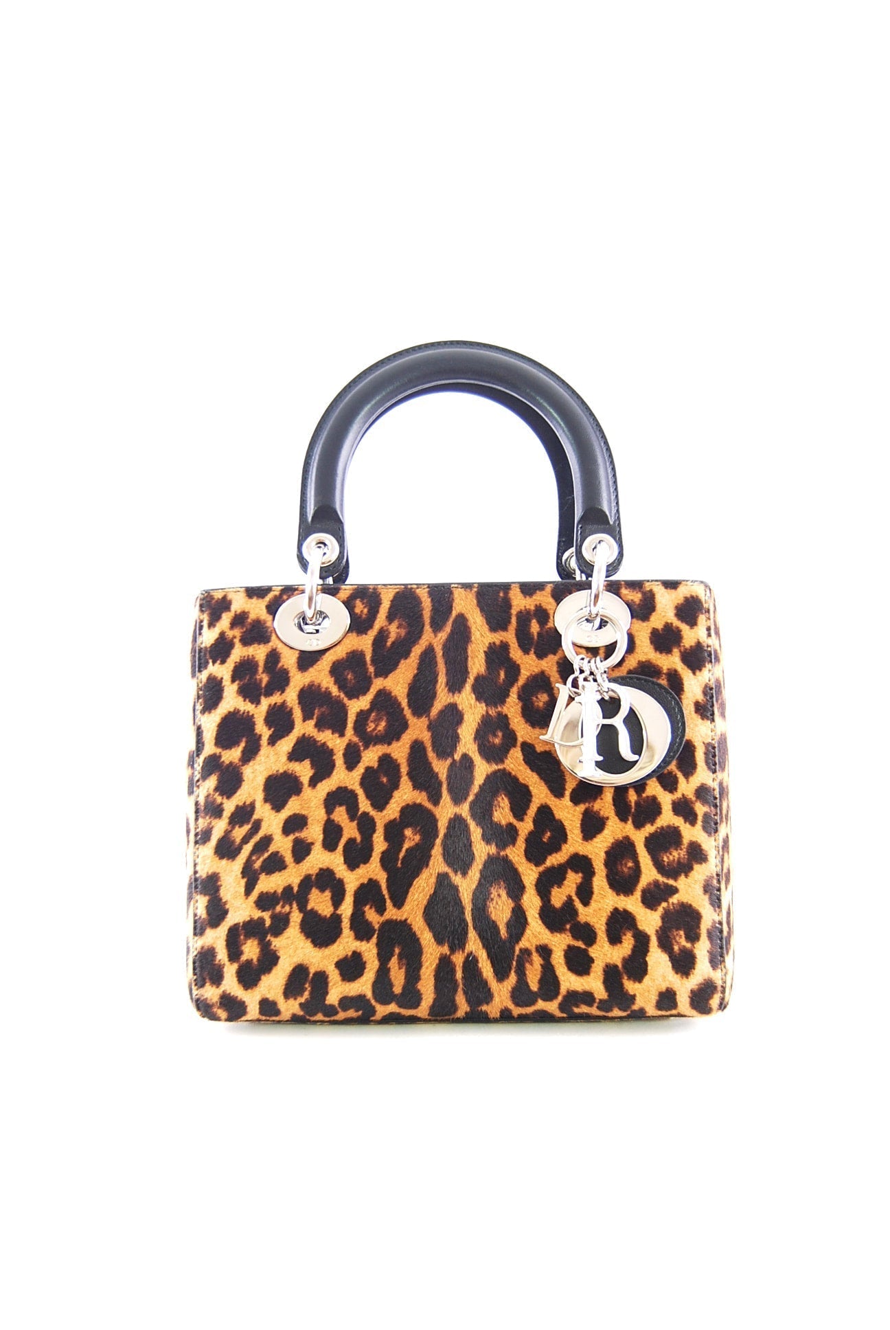 Dior Lady Dior Mini Cheetah Print Bag