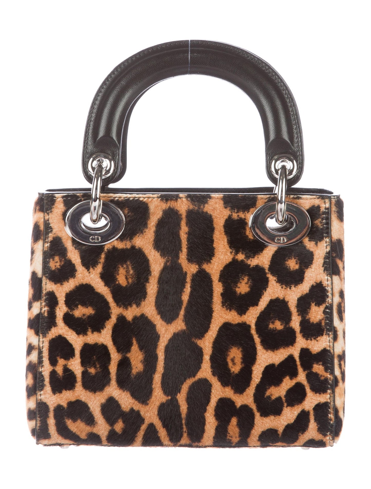 Dior Lady Dior Mini Cheetah Print Bag