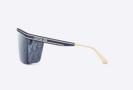 DIOR CLUB MU1 Blue Dior Oblique Mask Sunglasses