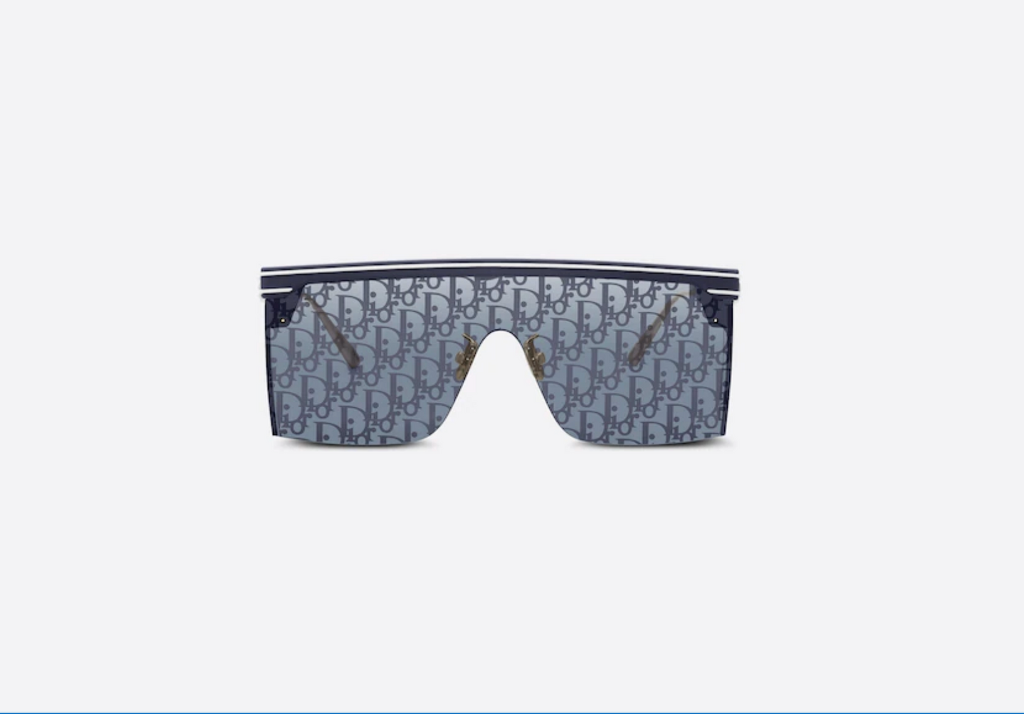 DIOR CLUB MU1 Blue Dior Oblique Mask Sunglasses