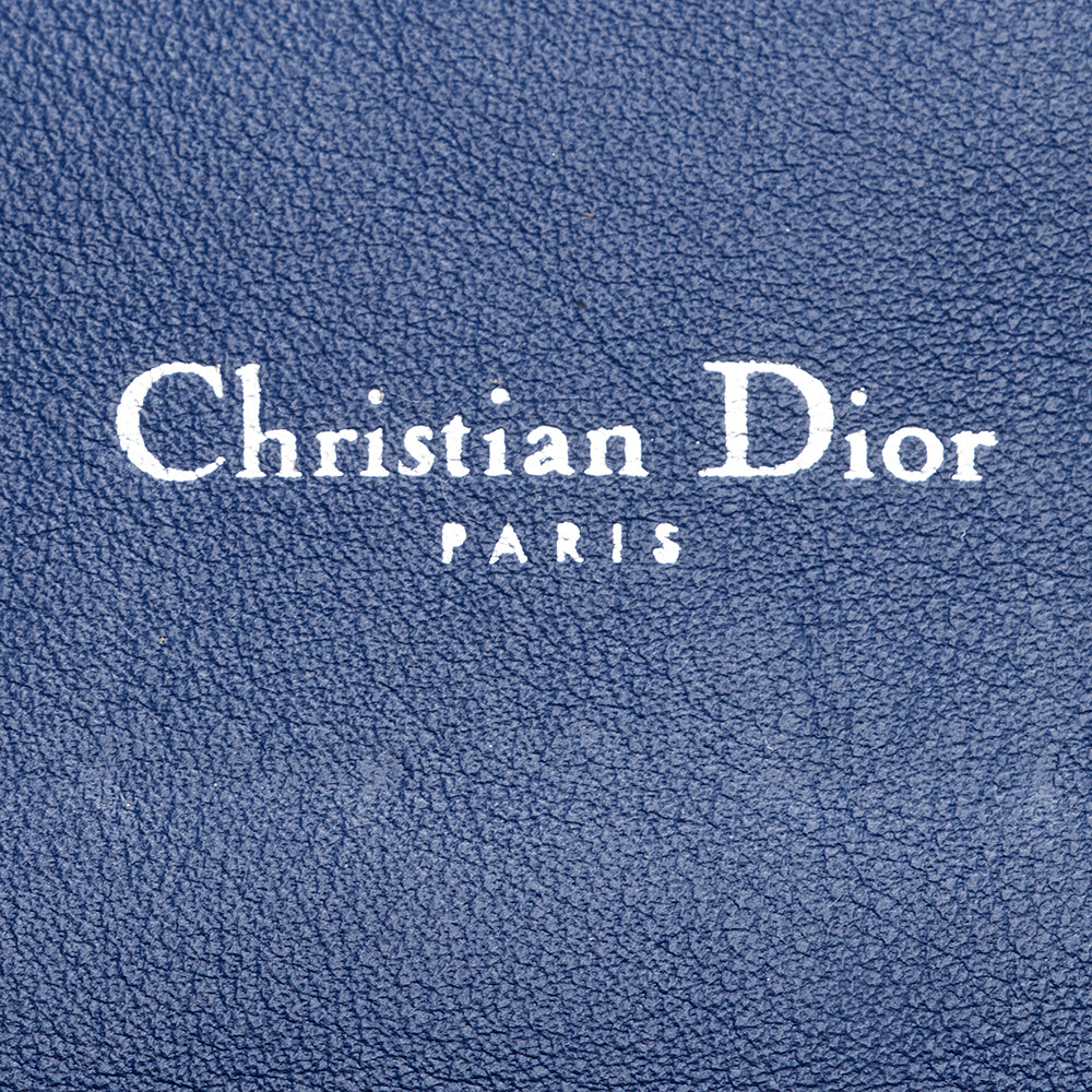 Dior Patent Leather Cannage Wallet on Chain Bag (SHF-19380)