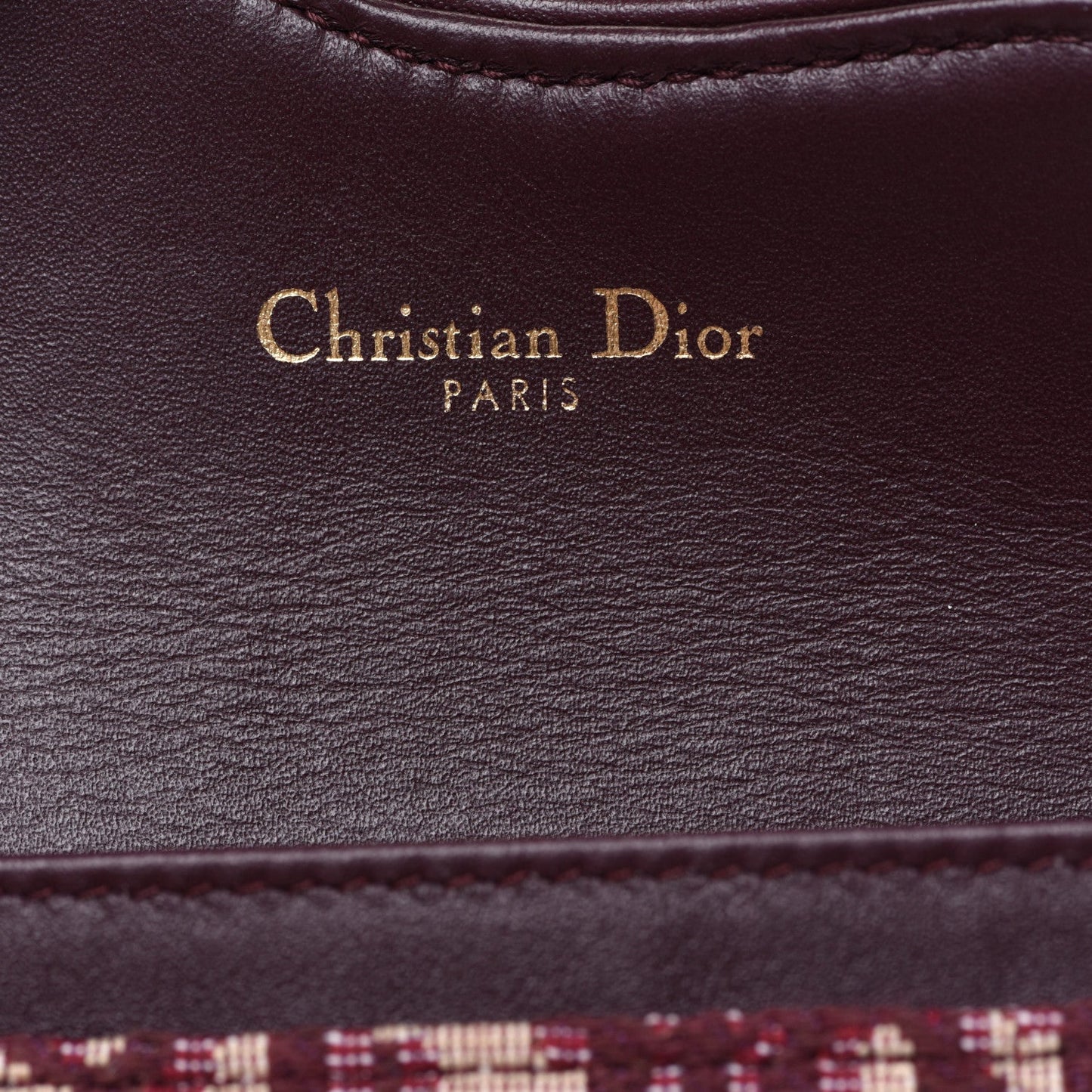 DIOR SADDLE FLAP CARD HOLDER WALLET