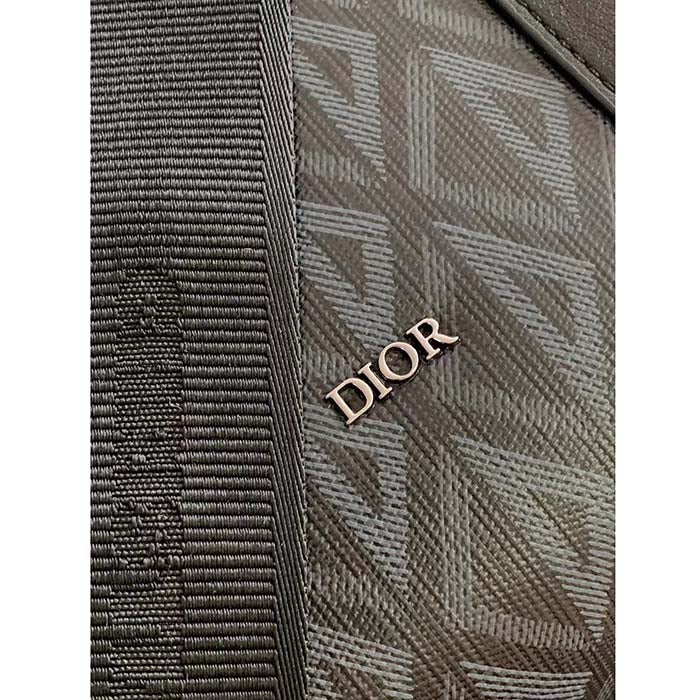 Dior Unisex CD Lingot 50 Bag Black CD Diamond Canvas