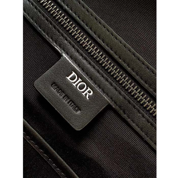 Dior Unisex CD Lingot 50 Bag Black CD Diamond Canvas