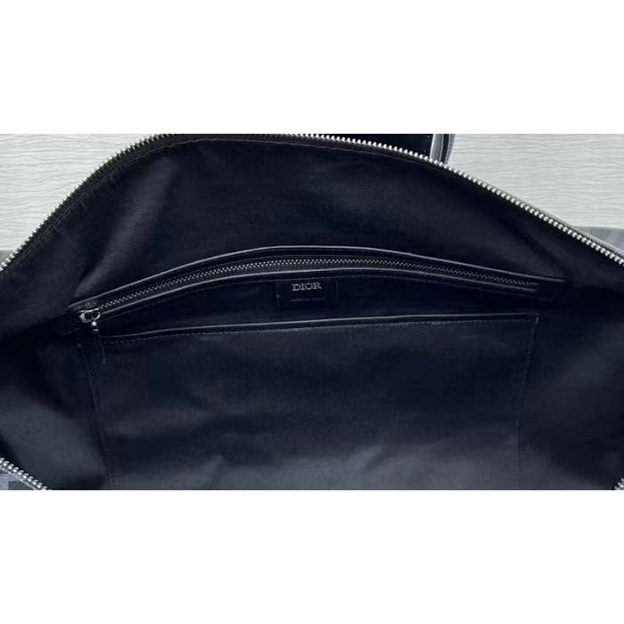 Dior Unisex CD Lingot 50 Bag Black Dior Oblique Jacquard