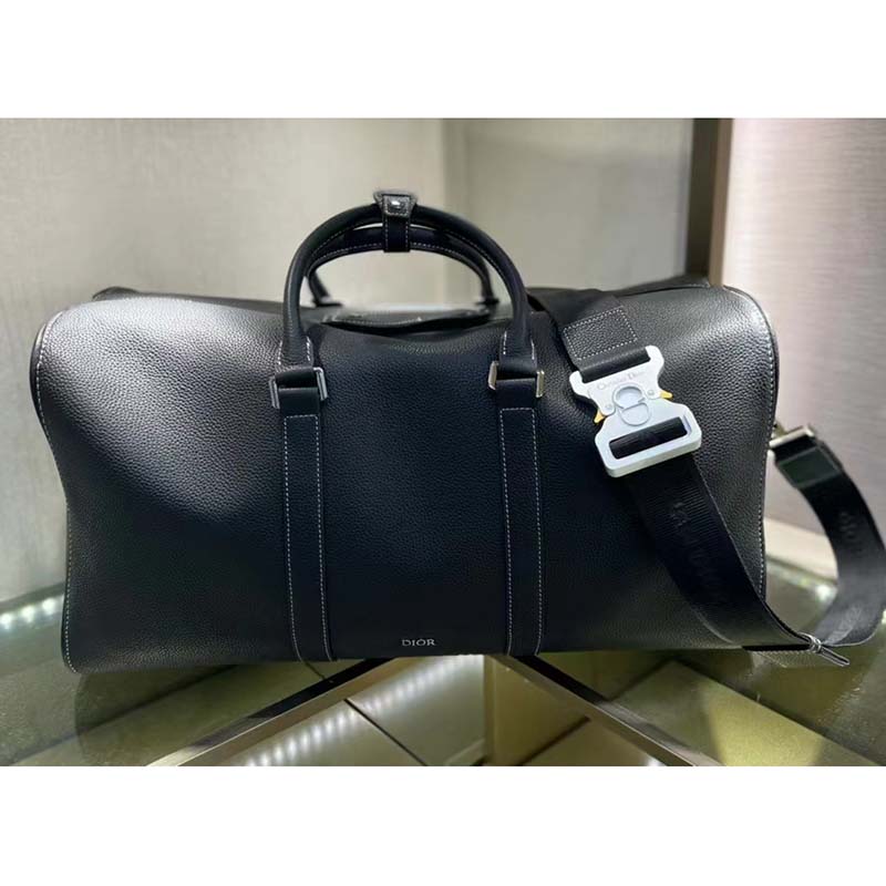 Dior Unisex CD Lingot 50 Bag Black Grained Calfskin