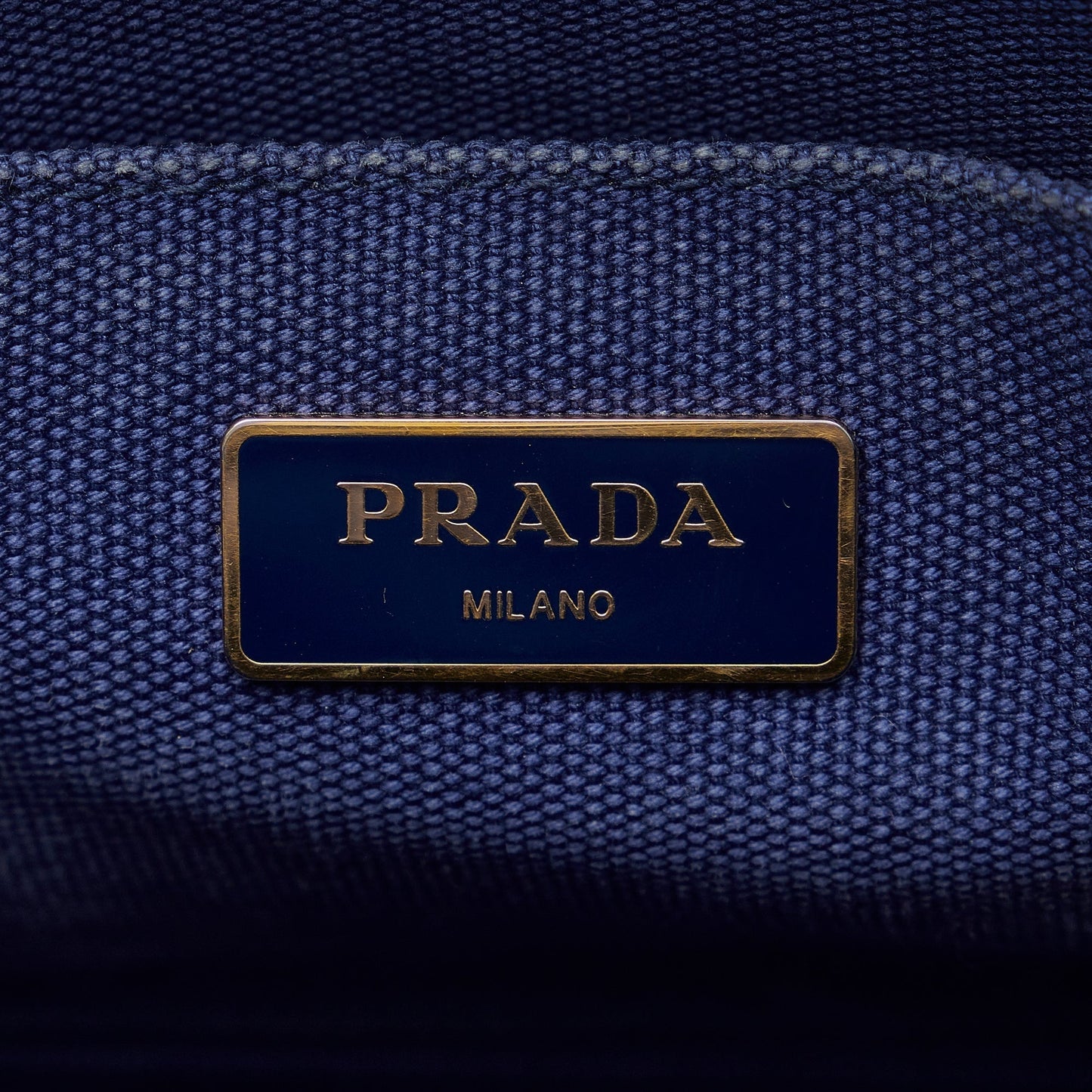 PRADA Canapa Logo Satchel