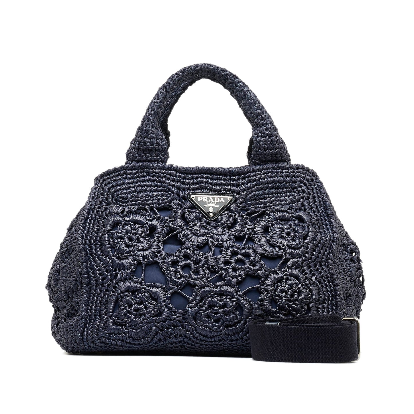 PRADA Raffia Satchel