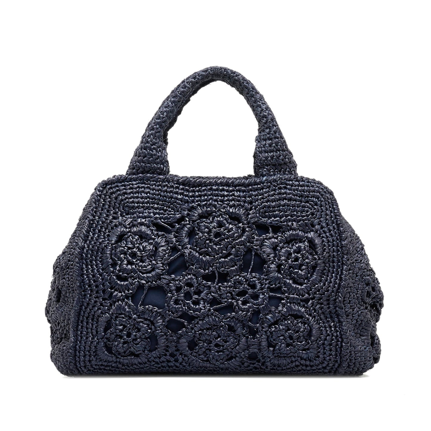 PRADA Raffia Satchel