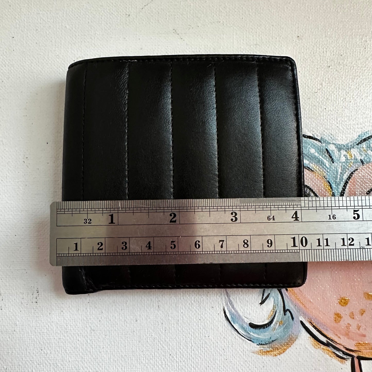 The Junco Bifold Wallet - Vintage Chanel Lambskin in Black