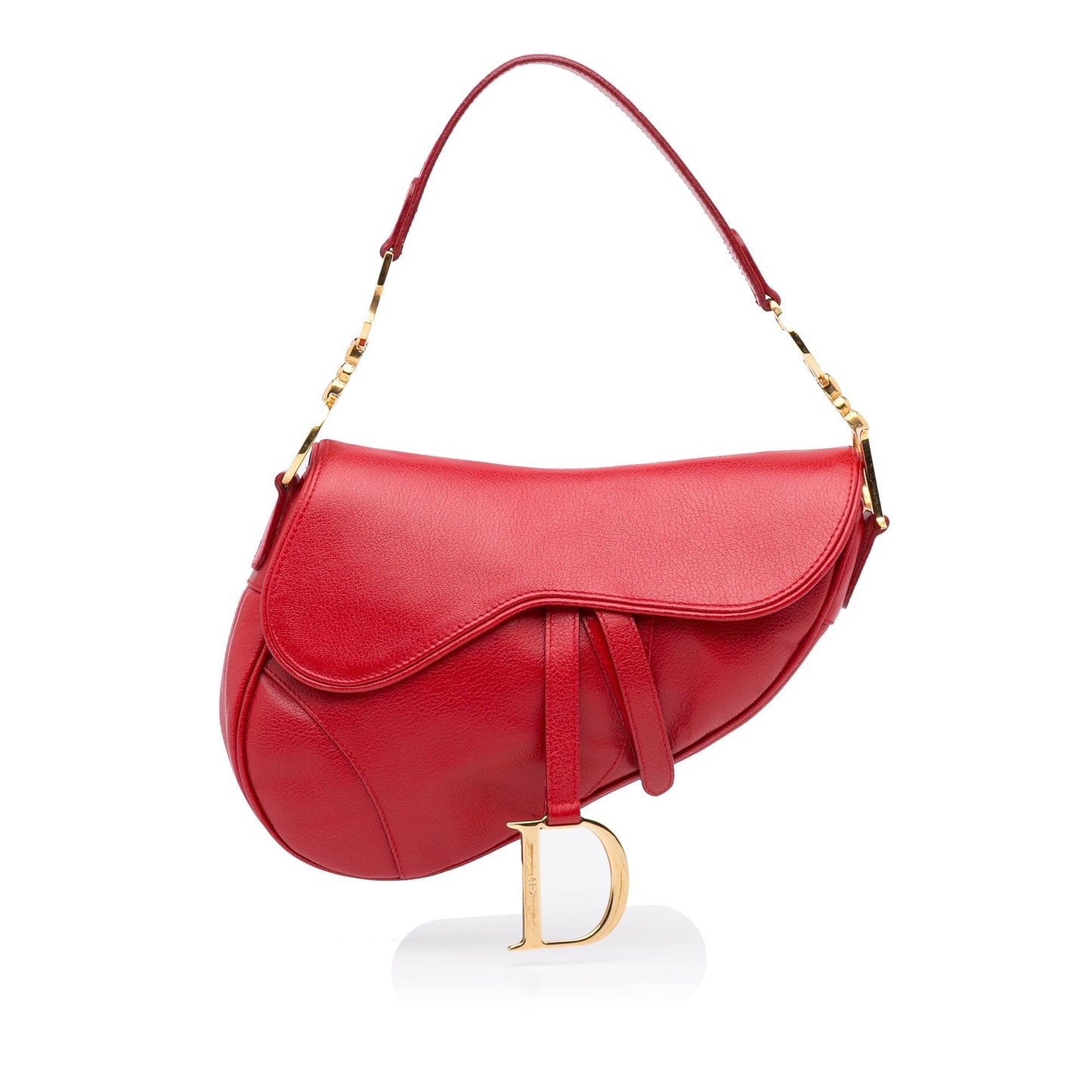 Dior Saddle Bag Red Calfskin