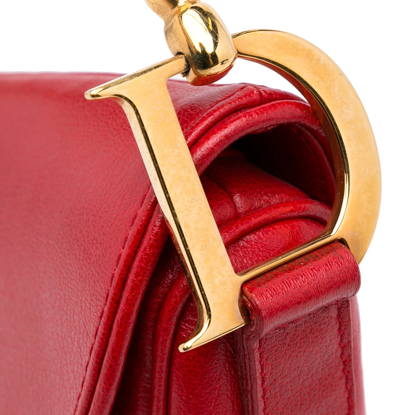 Dior Saddle Bag Red Calfskin