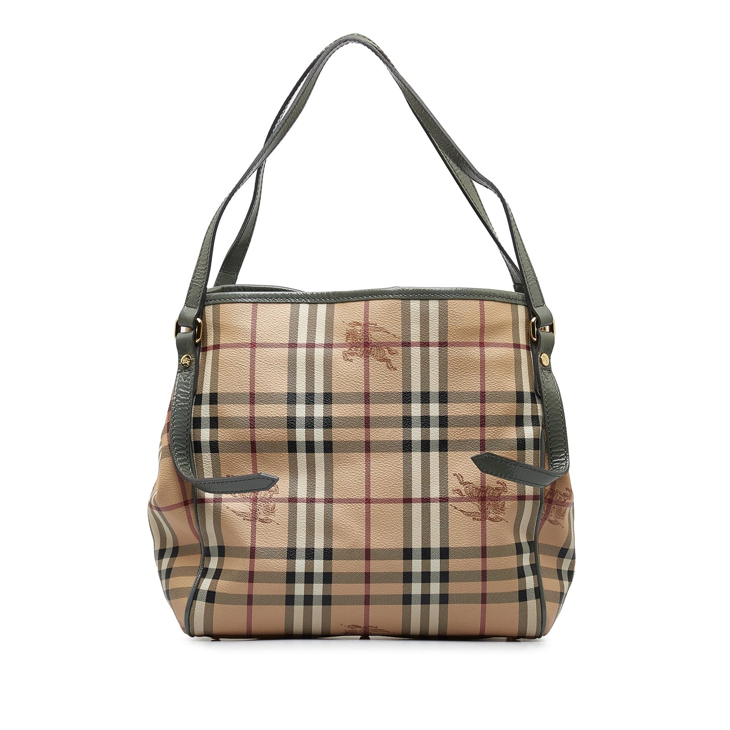 Brown Burberry Haymarket Check Canterbury Tote Bag