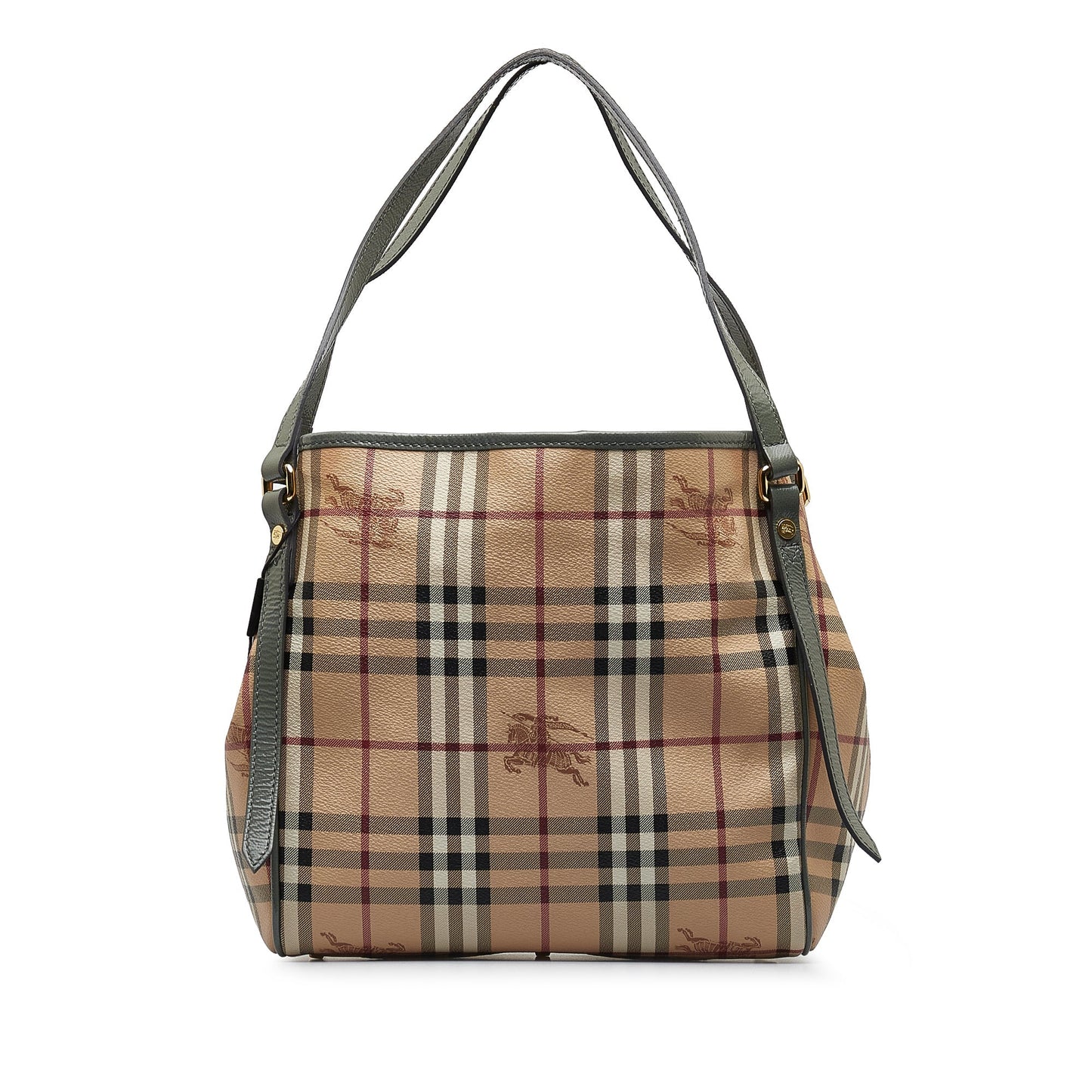 Brown Burberry Haymarket Check Canterbury Tote Bag