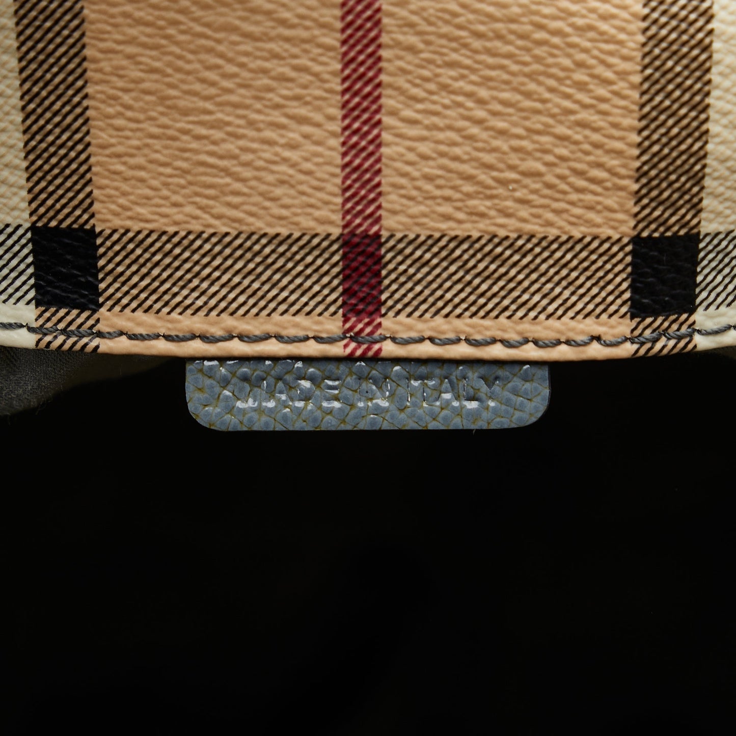 Brown Burberry Haymarket Check Canterbury Tote Bag