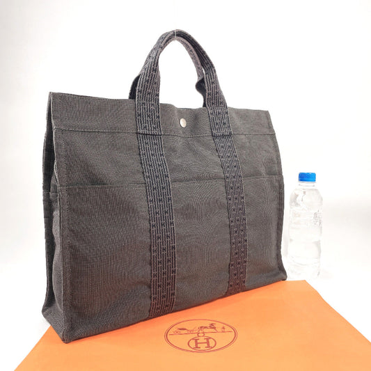 HERMES Tote Bag Her Line Tote MM Tower ash gray unisex Used