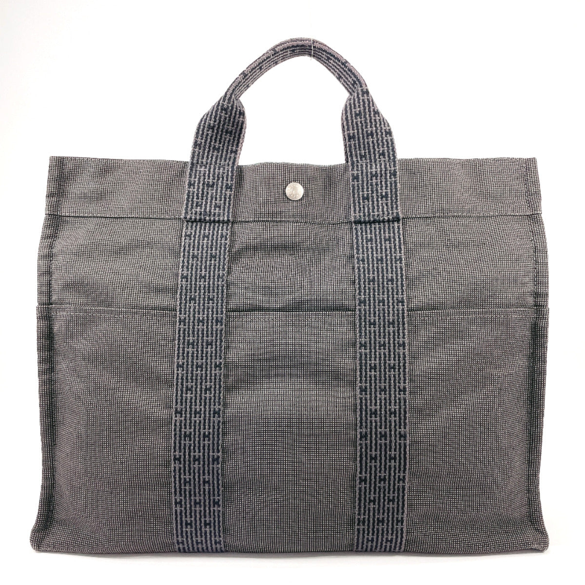 HERMES Tote Bag Her Line Tote MM Tower ash gray unisex Used