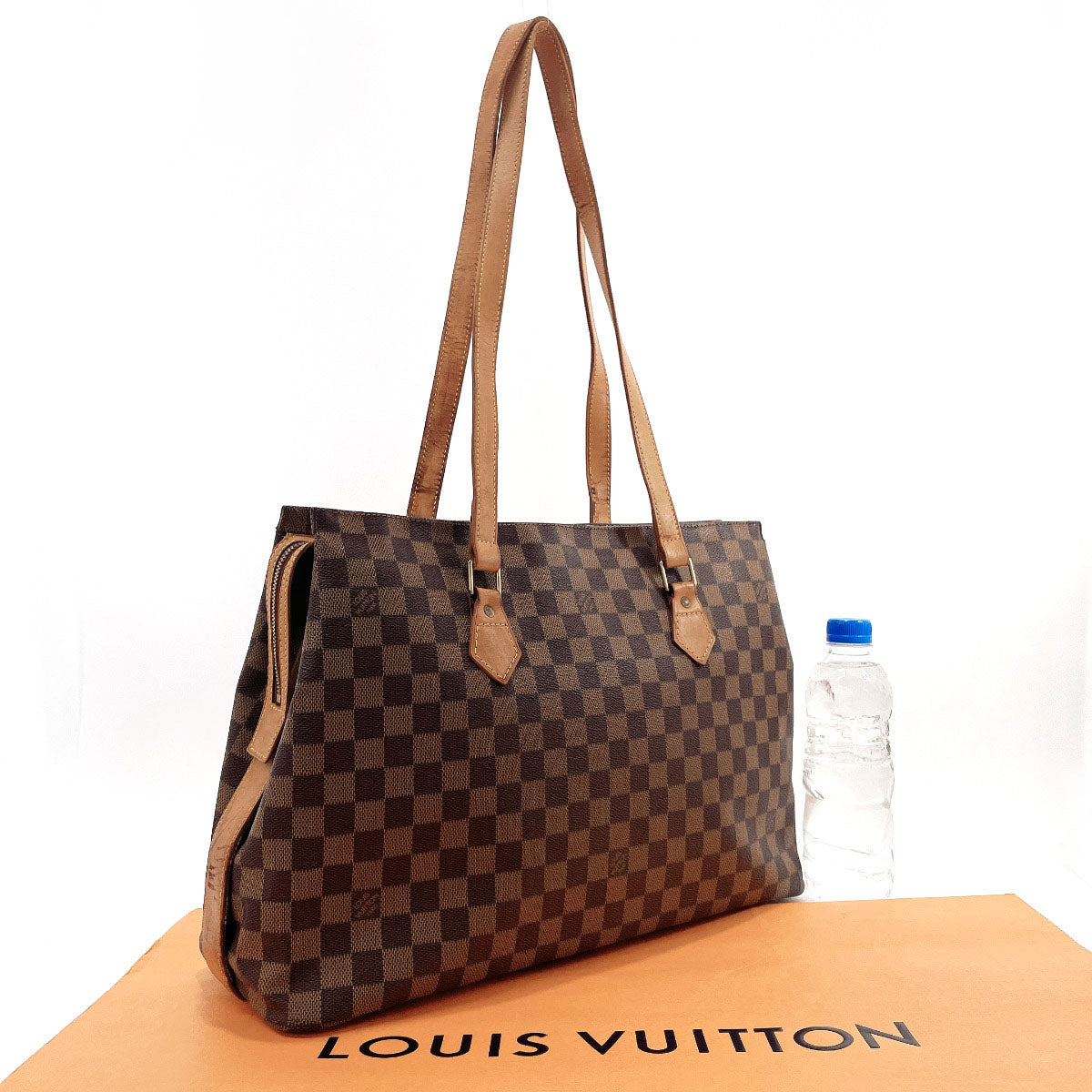 LOUIS VUITTON Tote Bag N99037 Columbine 100th anniversary limited edition Damier canvas Brown Women Used