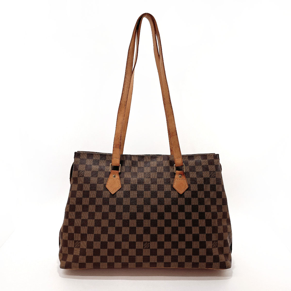 LOUIS VUITTON Tote Bag N99037 Columbine 100th anniversary limited edition Damier canvas Brown Women Used