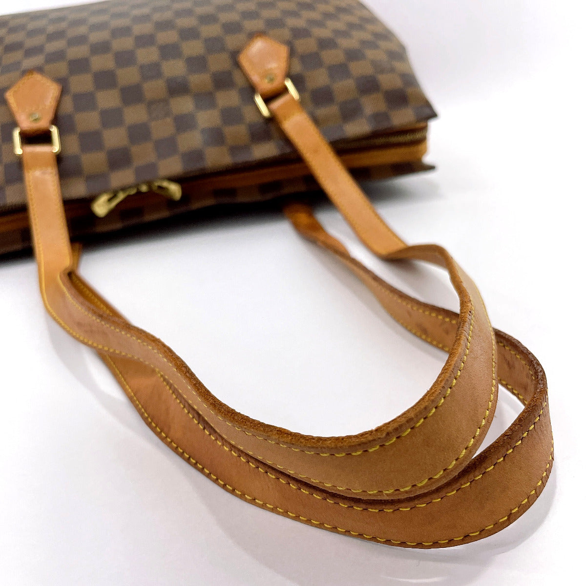 LOUIS VUITTON Tote Bag N99037 Columbine 100th anniversary limited edition Damier canvas Brown Women Used