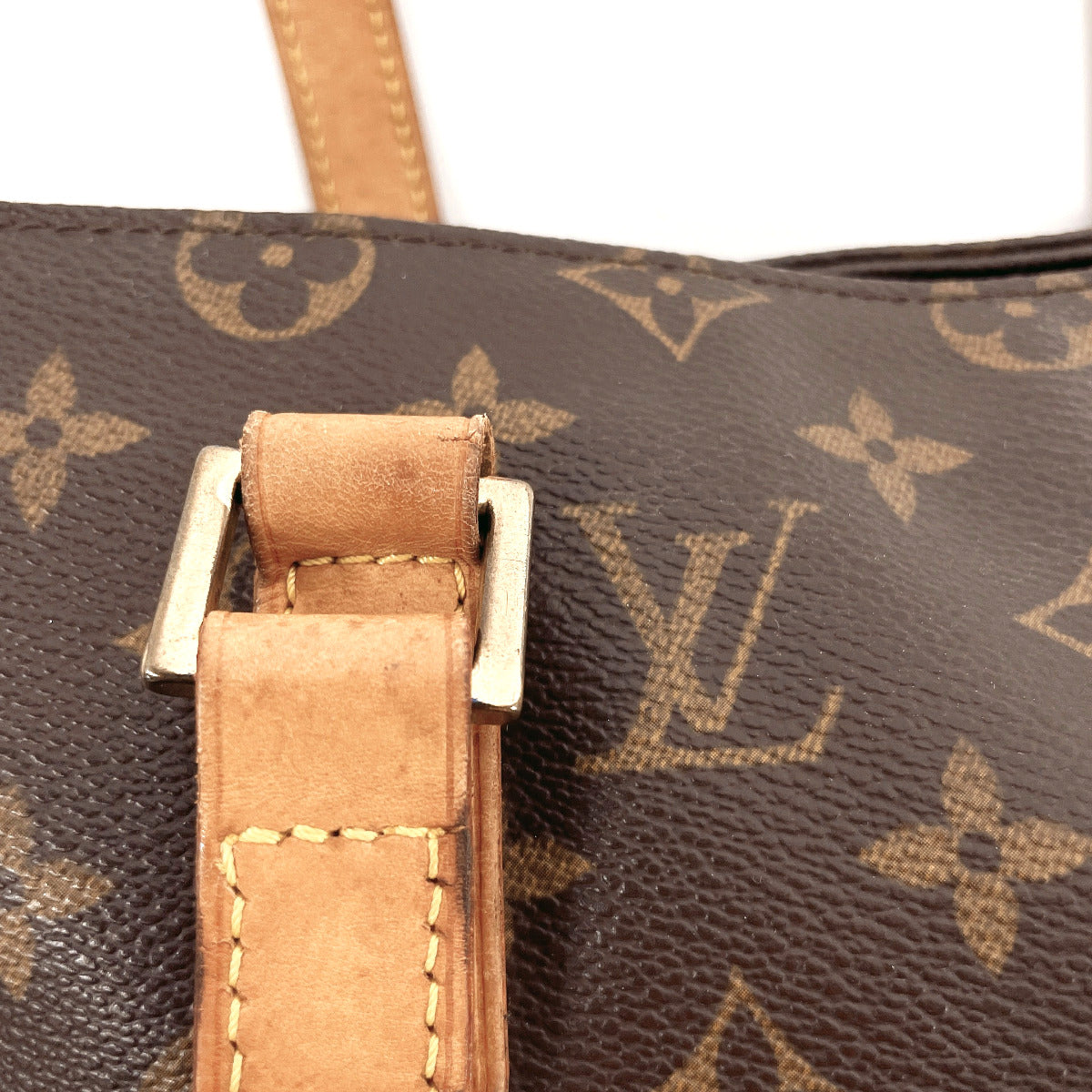 LOUIS VUITTON Tote Bag M51148 Cabas piano Monogram canvas Brown Women Used