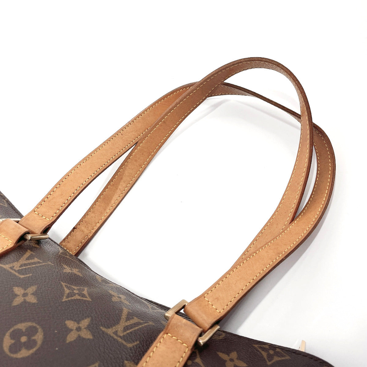 LOUIS VUITTON Tote Bag M51148 Cabas piano Monogram canvas Brown Women Used