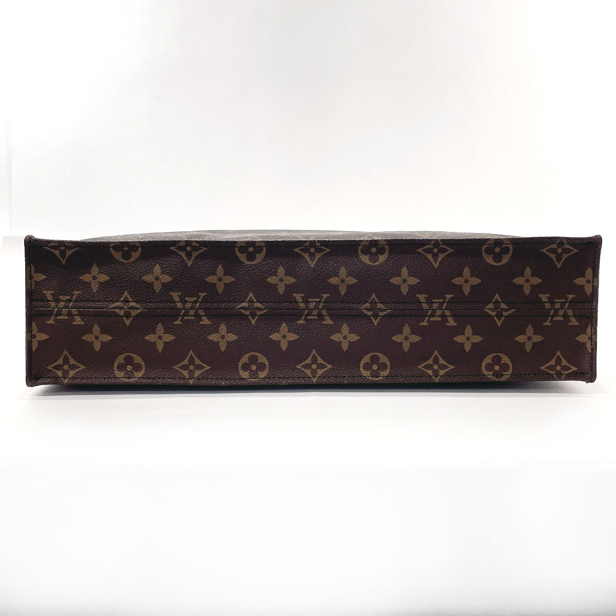 LOUIS VUITTON Tote Bag M51140 Sac Plat Monogram canvas Brown unisex Used