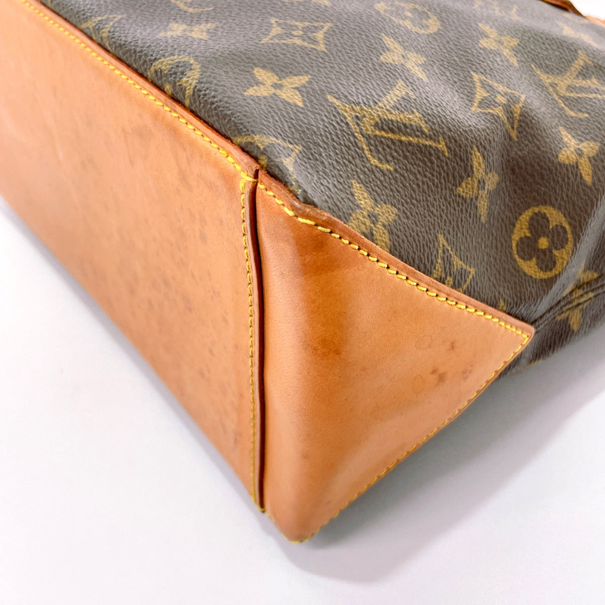 LOUIS VUITTON Tote Bag M51148 Cabas piano Monogram canvas/Leather Brown Women Used