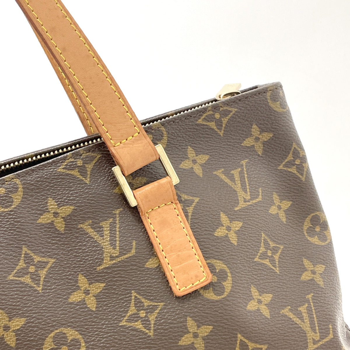 LOUIS VUITTON Tote Bag M51148 Cabas piano Monogram canvas Brown Women Used