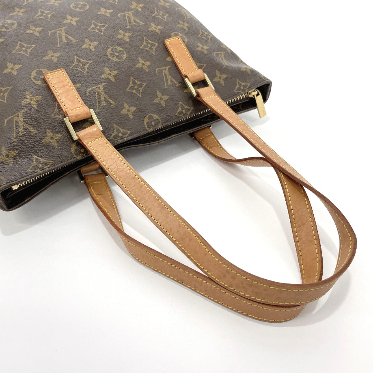 LOUIS VUITTON Tote Bag M51148 Cabas piano Monogram canvas Brown Women Used