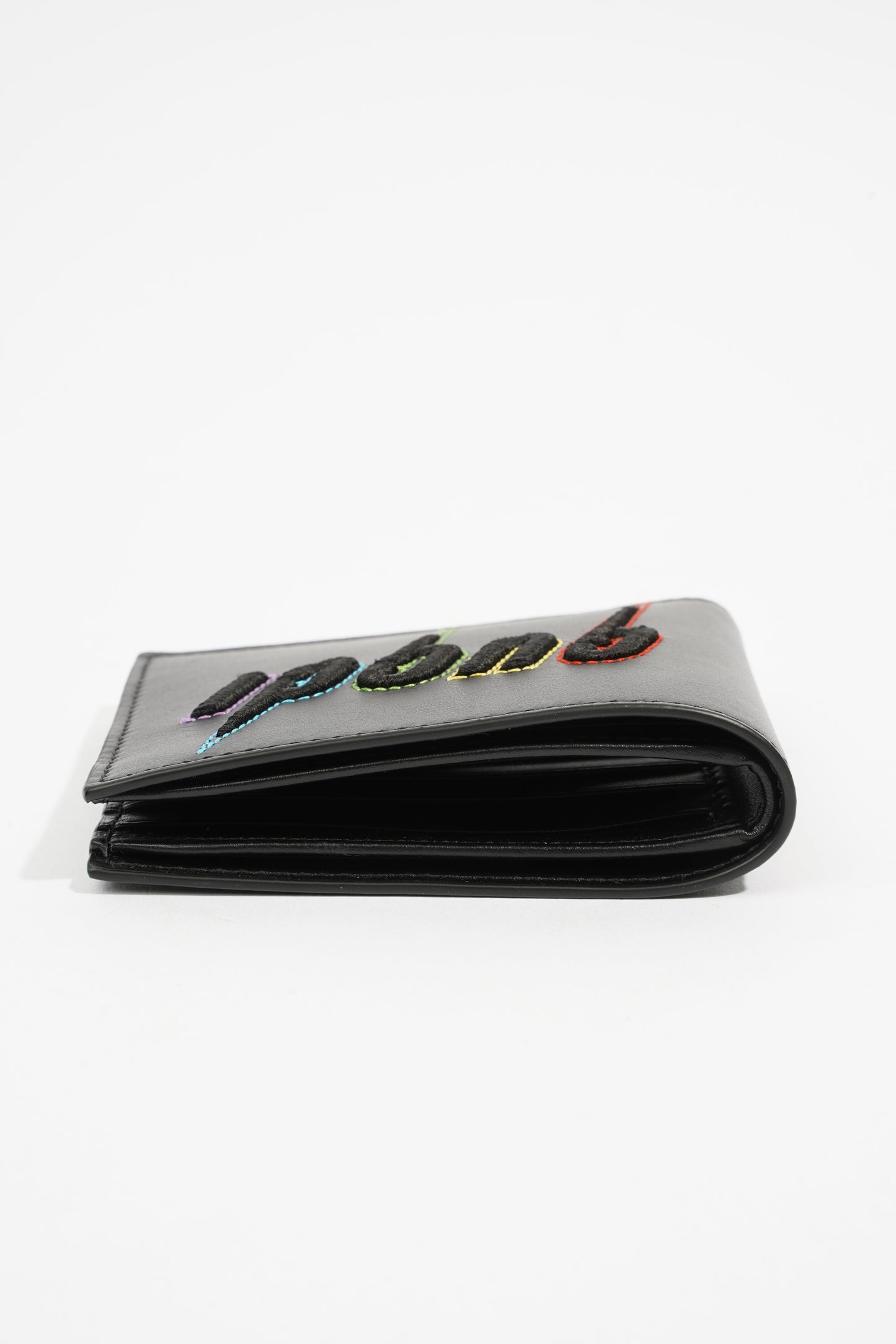 Gucci Rainbow Blade Wallet Black Leather