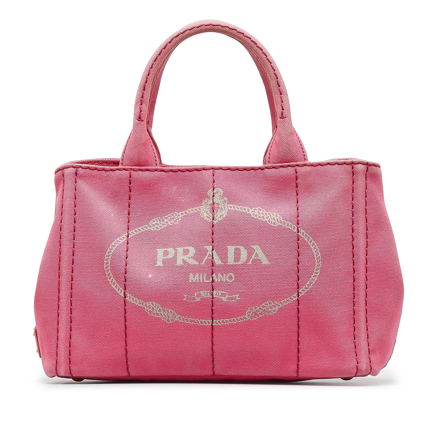 PRADA Canapa Logo Satchel