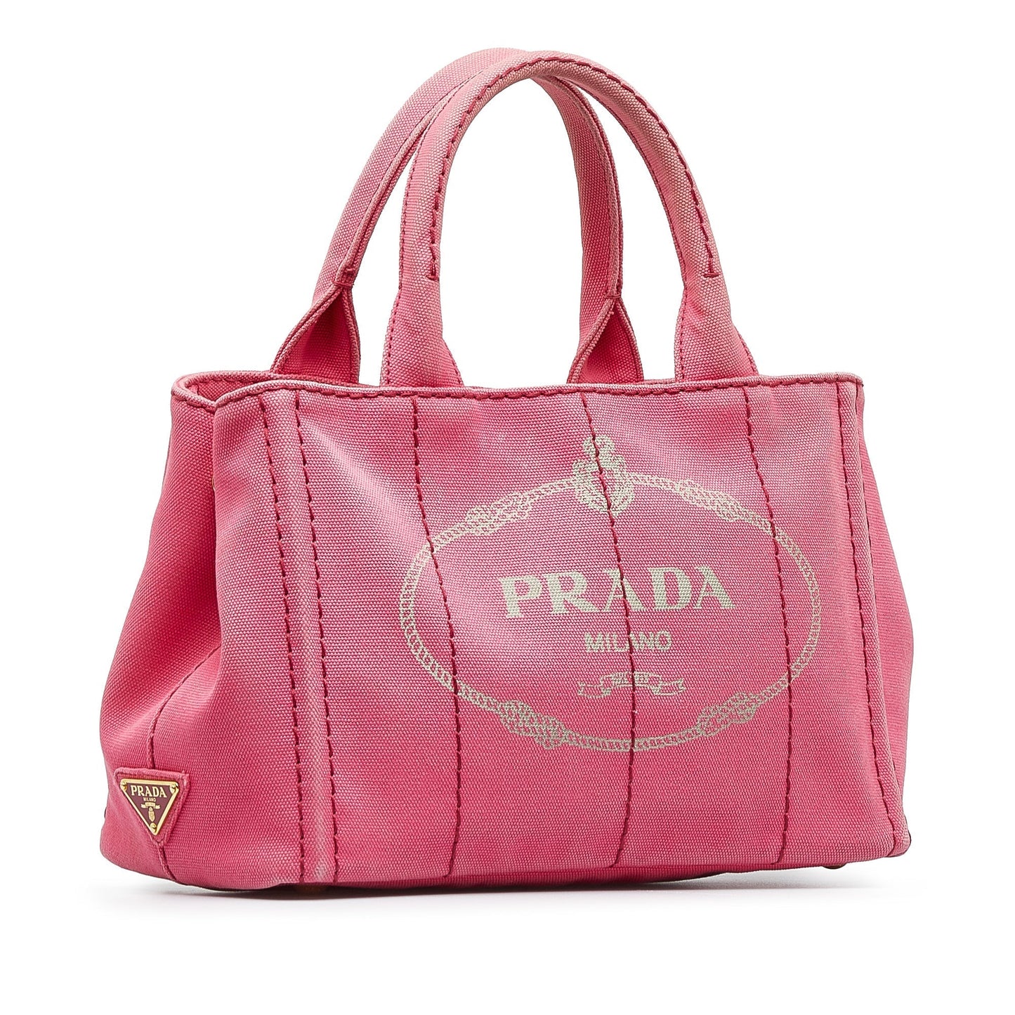 PRADA Canapa Logo Satchel