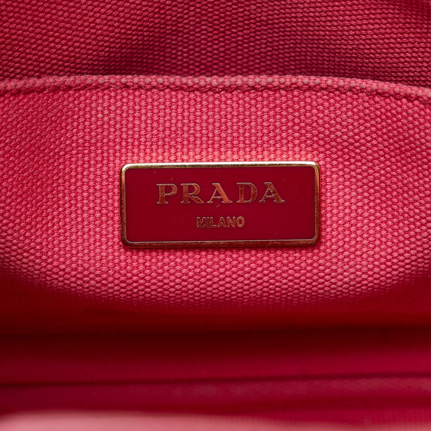 PRADA Canapa Logo Satchel