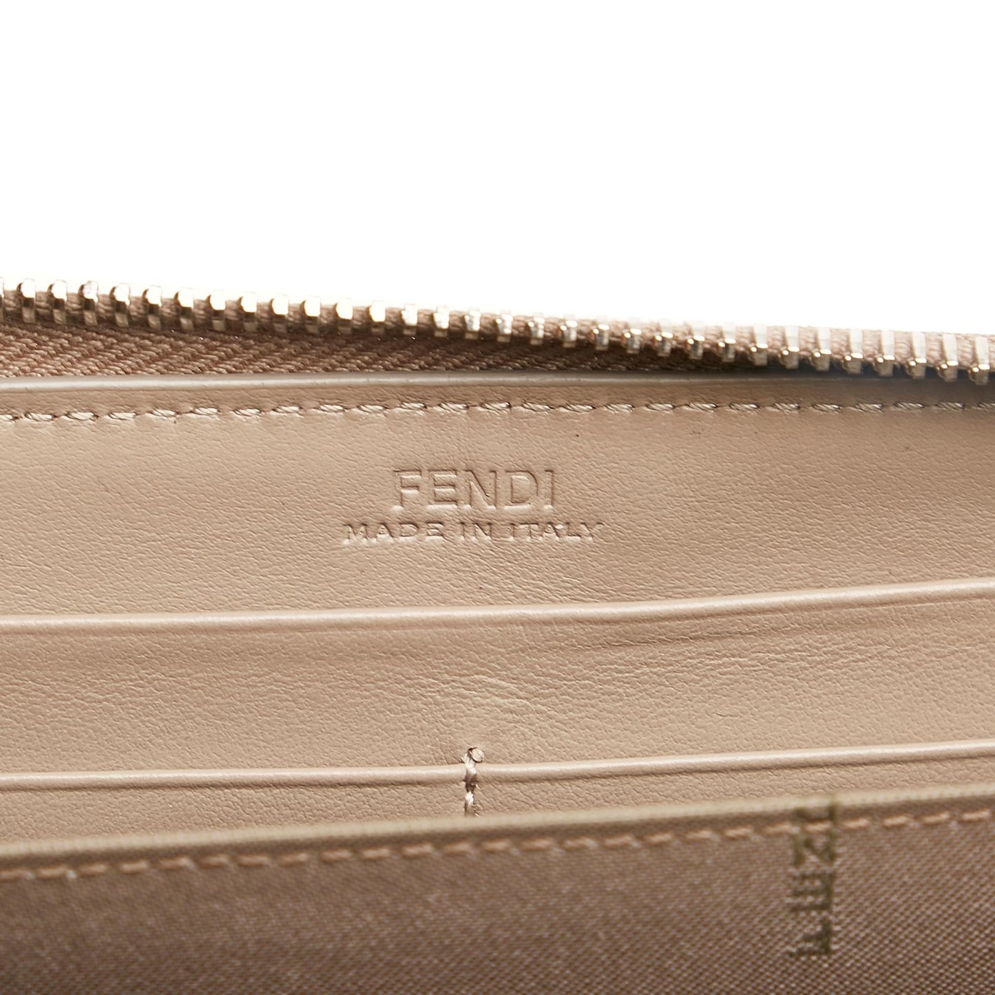 Fendi By The Way Leather Long Wallet