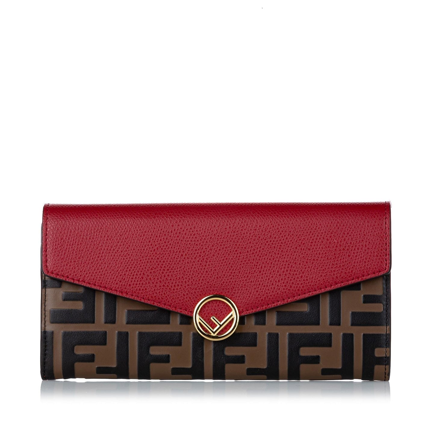 Fendi F is Fendi Zucca Leather Wallet on Chain (SHG-29267)