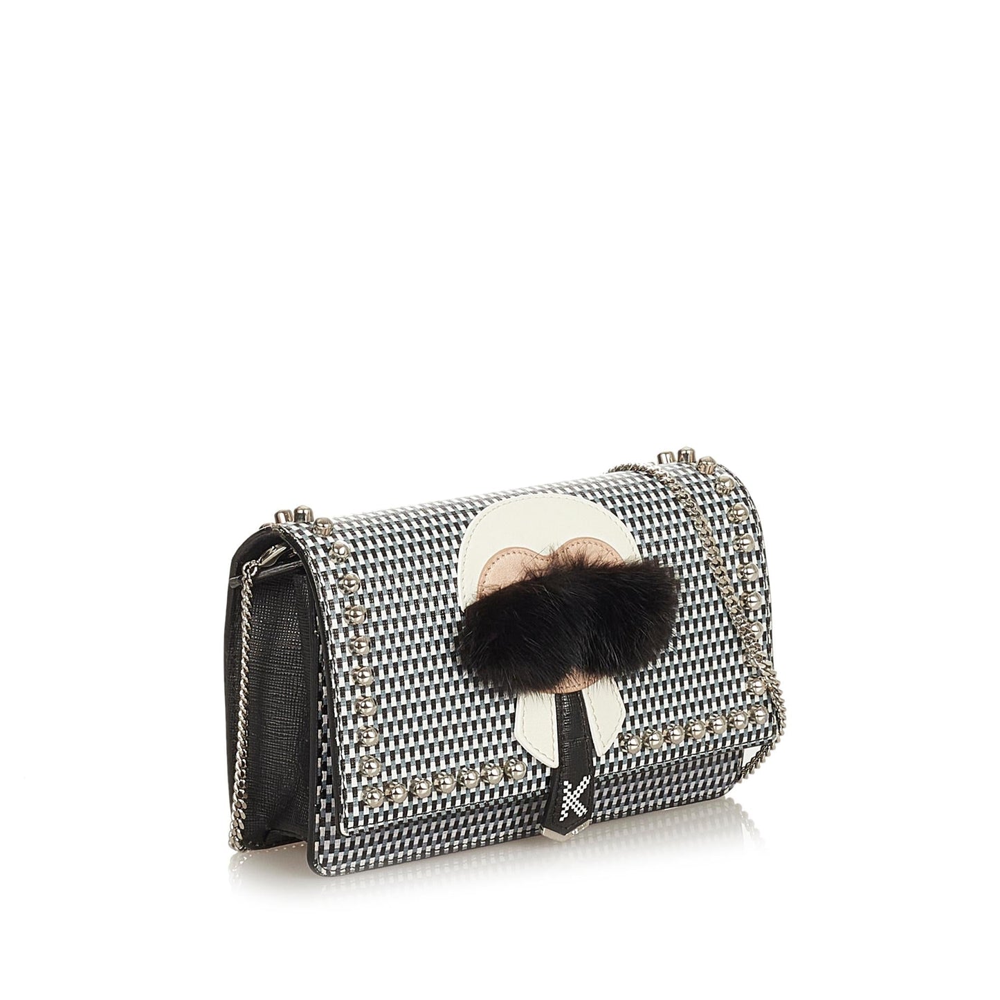 Fendi Karlito Leather Wallet on Chain (SHG-26654)