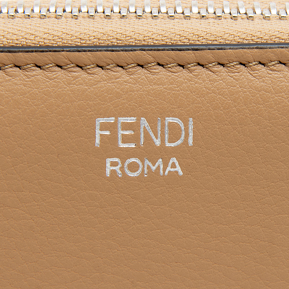 Fendi Leather Zip Around Wallet